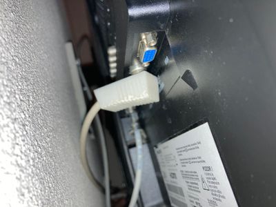 TV aansluiting (coax connector)