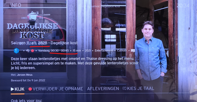 Bij afspelen blijkt het geneuzel uit de nacht