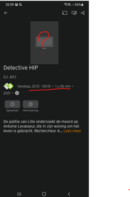 Eerste weergave geopend