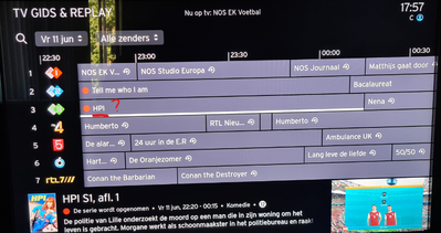 Op Next wel juiste tijden, maar foutieve titel