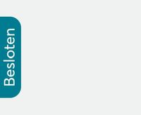 Voorbeeld 'besloten' label